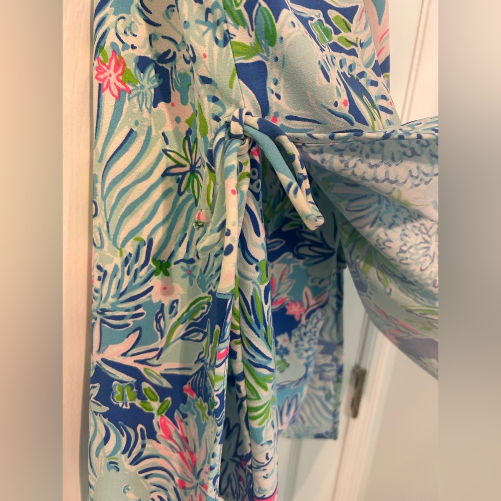 Lilly Pulitzer Blue and Green Mini Dress - Picture 2 of 4